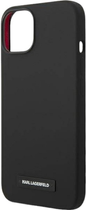 Etui Karl Lagerfeld Silicone Plaque Magsafe do Apple iPhone 14 Black (3666339078157) - obraz 2