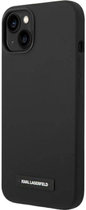 Etui Karl Lagerfeld Silicone Plaque Magsafe do Apple iPhone 14 Black (3666339078157) - obraz 3