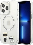 Etui Karl Lagerfeld Karl&Choupette Aluminium Magsafe do Apple iPhone 14 Pro Max Transparent (3666339077785) - obraz 1