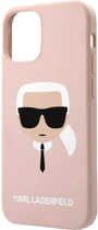 Etui Karl Lagerfeld Silicone Karl Head Magsafe do Apple iPhone 14 Pro Max Light Pink (3666339078065) - obraz 2