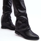Жіночі чоботи Tercella 38 Чорні (5905677021493) - зображення 4