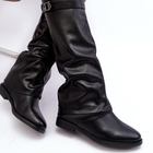 Жіночі чоботи Tercella 38 Чорні (5905677021493) - зображення 6