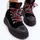 Жіночі зимові черевики високі Ralotta 38 Чорні (5905677013832) - зображення 5