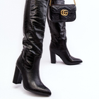 Жіночі чоботи Delul 38 Чорні (5905677993868) - зображення 3