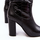 Жіночі чоботи Delul 36 Чорні (5905677993844) - зображення 4