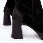 Жіночі чоботи Lemar Ceraxa 38 Чорні (5905677992120) - зображення 8