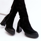 Жіночі чоботи Lemar Ceraxa 39 Чорні (5905677992137) - зображення 6