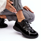 Sneakersy damskie na platformie do kostki Zazoo M01/2 40 Czarne (5905677958263) - obraz 8