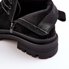 Жіночі черевики низькі Apolosi 37 Чорні (5905677943665) - зображення 7