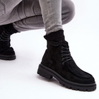 Жіночі черевики низькі Apolosi 40 Чорні (5905677943696) - зображення 5