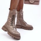 Жіночі зимові черевики високі S.Barski MR870-72 38 Темно-бежеві (5905677936803) - зображення 7