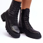 Жіночі черевики S.Barski MR870-25 37 Чорні (5905677923599) - зображення 5