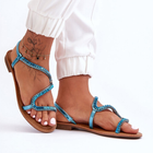 Жіночі сандалі Hayen 38 Блакитні (5905677646726) - зображення 5