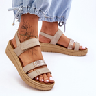 Жіночі сандалі Vinceza Fresh Look 40 Бежеві (5905677140163) - зображення 3