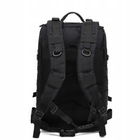 Штурмовой рюкзак сумка на плечи 45 л боевой черный - изображение 3