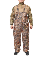 Костюм мужской Гризли зима -30С не продувается из мембранной ткани камуфляж 44 брюки куртка с капюшоном манжетами на резике для охоты зимней рыбалки - изображение 2