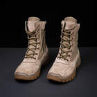 Взуття чоловіче літнє Берци пісок 38 на шнурках із натуральної гідрофобної шкіри підкладкою сіткою 3D зносостійка гнучка підошва з поліуритану - зображення 5