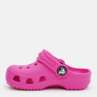 Дитячі крокси для дівчинки Crocs Classic Clog T 206990-6UB-C9 25-26 Рожеві (196265216109) - зображення 3