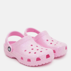 Дитячі крокси для дівчинки Crocs Classic Glitter Clog K 206993-6S0-C13 30-31 Рожеві (196265217137) - зображення 2