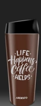 Термокухоль Ardesto Coffee Time AR-2645-CB 450 мл коричневий