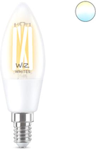 Smart żarówka WIZ E14 4.9W (40W 470Lm) C35 2700-6500 filament Wi-Fi (8718699787196) - obraz 1