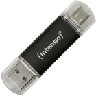 Pendrive Intenso Twist Line 32GB USB Type-A + USB Type-C Black (4034303031238) - obraz 1