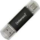 Pendrive Intenso Twist Line 32GB USB Type-A + USB Type-C Black (4034303031238) - obraz 1