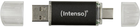 Pendrive Intenso Twist Line 64GB USB Type-A + USB Type-C Black (4034303031269) - obraz 2