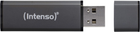 Pendrive Intenso Alu Line 128GB USB 2.0 Black (4034303030002) - obraz 2