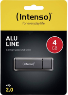 Флеш пам'ять Intenso Alu Line 4GB USB 2.0 Grey (4034303017065) - зображення 3
