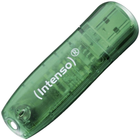 Pendrive Intenso Rainbow Line 8GB USB 2.0 Transparent-Green (4034303008537) - obraz 1