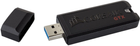 Pendrive Corsair Flash Voyager GTX 256GB USB 3.1 Black (843591075244) - obraz 2