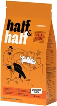 Сухий корм для кішок Half&Half для стерилізованих з яловичиною
