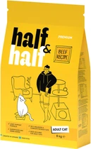 Сухий корм для кішок Half&Half з яловичиною