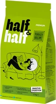 Сухой корм для кошек Half&Half с чувствительным пищеварением и кожей с индейкой