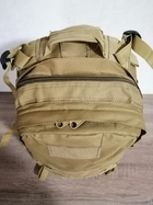 Рюкзак армейский, штурмовой, объем 40 л. Койот - изображение 4