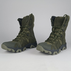 Кожаные берцы Oksy Tactical демисезонные ботинки Olive размер 42 - изображение 3