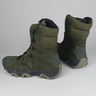 Кожаные берцы Oksy Tactical демисезонные ботинки Olive размер 42 - изображение 7
