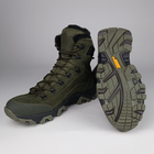 Зимние кожаные полуберцы на меху Oksy Tactical ботинки экомех Olive размер 41 - изображение 5