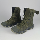 Шкіряні берці Oksy Tactical демісезонні черевикі Olive розмір 42 - зображення 11