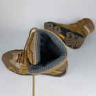 Зимние кожаные берцы Oksy Tactical на мембране GORE-TEX ботинки Coyote размер 42 - изображение 12