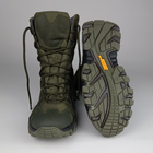 Зимние кожаные берцы Oksy Tactical на мембране GORE-TEX ботинки Olive размер 44 - изображение 3