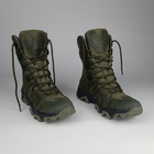 Зимові шкіряні берці Oksy Tactical на мембрані GORE-TEX черевики Olive розмір 46 - зображення 1