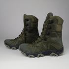 Зимові шкіряні берці Oksy Tactical на мембрані GORE-TEX черевики Olive розмір 42 - зображення 4