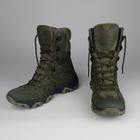 Зимние кожаные берцы Oksy Tactical на мембране GORE-TEX ботинки Olive размер 45 - изображение 7