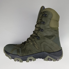 Зимові шкіряні берці Oksy Tactical на мембрані GORE-TEX черевики Olive розмір 41 - зображення 8