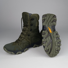 Зимние кожаные берцы Oksy Tactical на мембране GORE-TEX ботинки Olive размер 46 - изображение 10