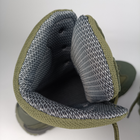 Зимние кожаные берцы Oksy Tactical на мембране GORE-TEX ботинки Olive размер 43 - изображение 12