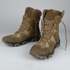 Кожаные берцы Oksy Tactical демисезонные ботинки Сoyote размер 41 - изображение 10