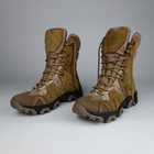 Зимние кожаные берцы Oksy Tactical на мембране GORE-TEX ботинки Coyote размер 45 - изображение 1